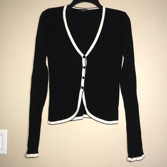 Zara Ribbed Cardigan - Picture 4 of 9